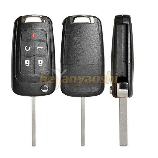 Picture of Aftermarket 5 Buttons Flip Remote Key for  GM OHT05918179