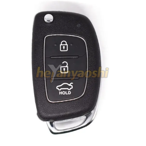 Picture of Replacement 3 Buttons Flip Remote Shell for Hyundai