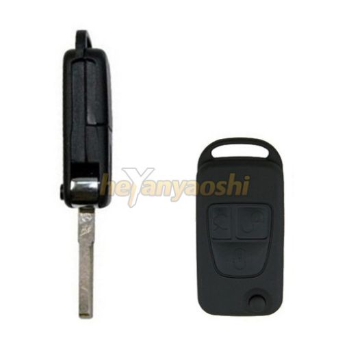 Picture of Replacement 3 Buttons Flip Remote Shell for Benz Mercedez 