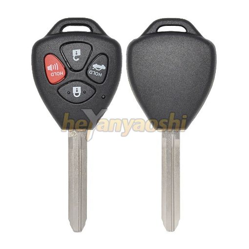 Picture of Aftermarket 4 Buttons Remote Head Key for Toyota HYQ12BBY