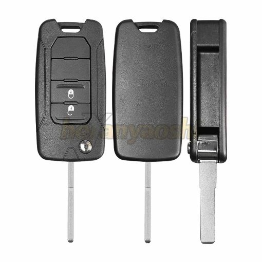 Picture of Replacement 2 Buttons Flip Remote Shell for Jeep