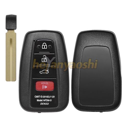 Picture of Aftermarket 4 Buttons Proximity Remote Key for Toyota HYQ14FBN