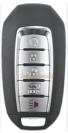 Picture of Replacement 5 Buttons Smart Remote Shell for Nissan Infiniti KR5TXN7 / KR5TXN1