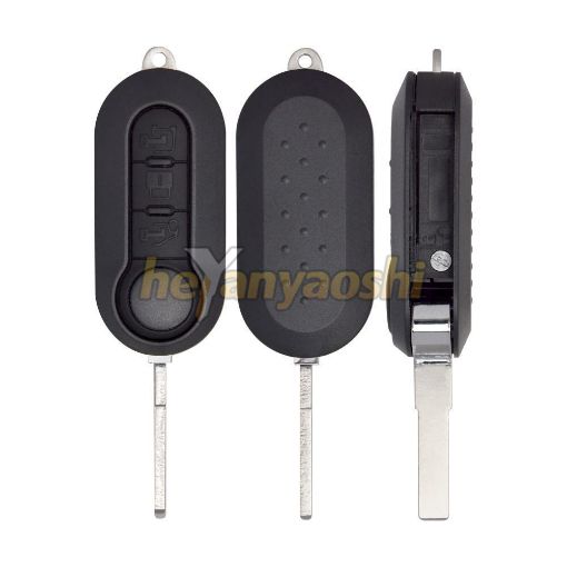 Picture of Aftermarket 3 Buttons Flip Remote Key for Fiat 2ADFTF12AM433TX 