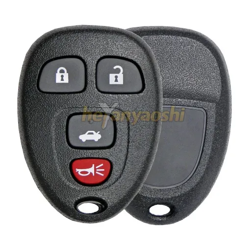 Picture of Replacement 4 Buttons Keyless Entry Remote Shell for GM W / Battery Space