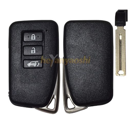 Picture of Replacement 3 Buttons Smart Remote Shell for Lexus