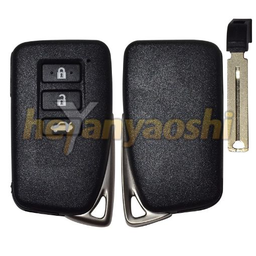 Picture of Replacement 3 Buttons Smart Remote Shell  for Lexus 